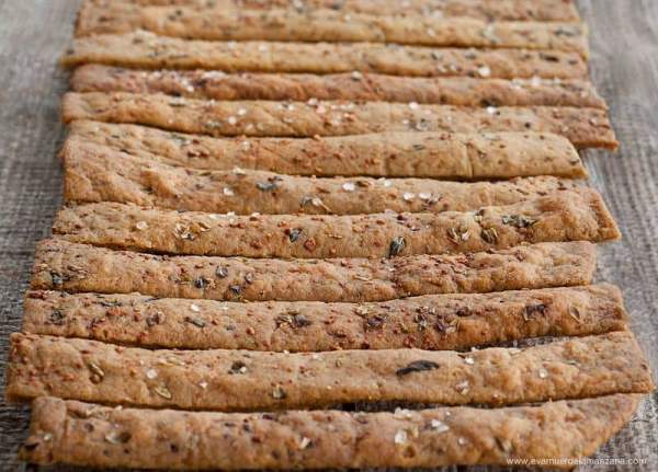 Crackers paleo, sin gluten, sin frutos secos