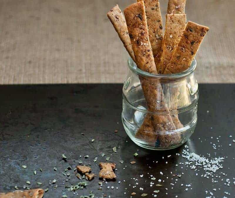 Receta: Paleo Crackers Crujientes (sin gluten, sin frutos secos)
