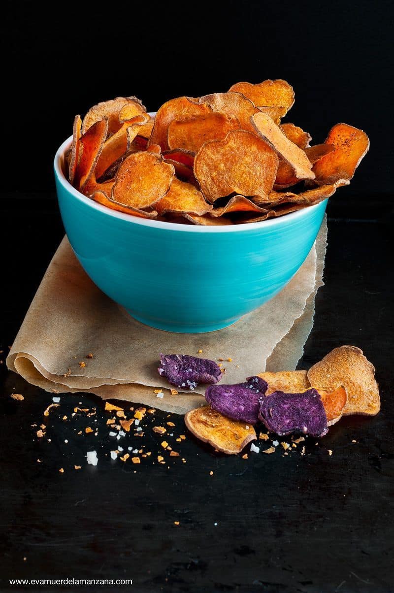 Chips de boniato o batata