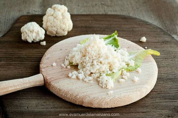 Arroz o cuscús de coliflor Arroz o cuscús de coliflor