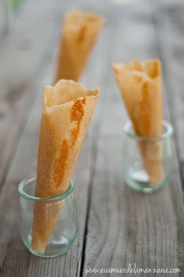 Cucuruchos de helado sin gluten Cucuruchos de helado sin gluten