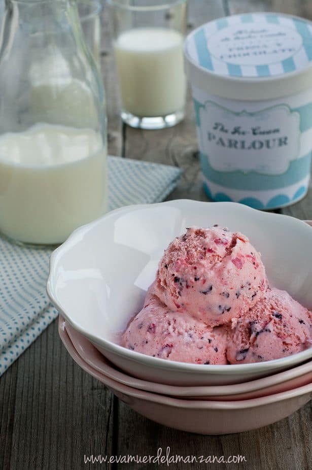 Receta de helado de leche cruda, sin azúcar refinado Receta de helado de leche cruda, sin azúcar refinado