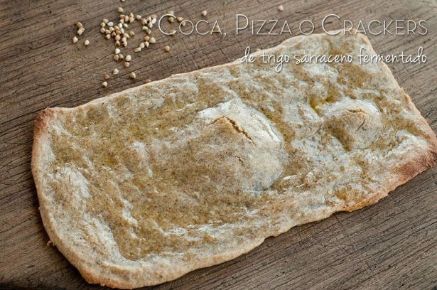 Masa de pizza, coca o crackers sin gluten