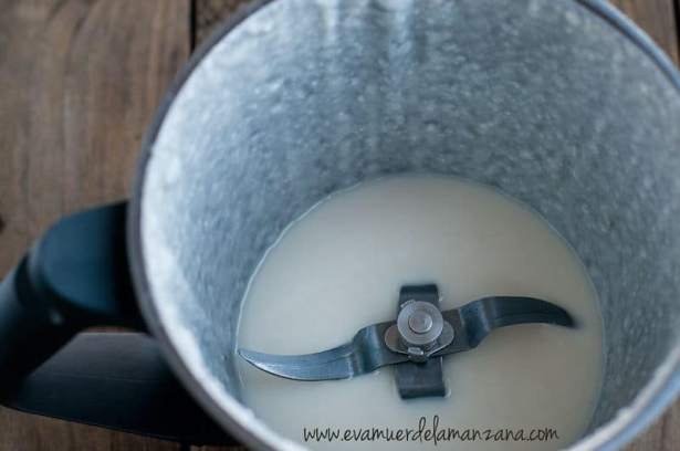 Manteca de coco en thermomix - después Manteca de coco en thermomix - después