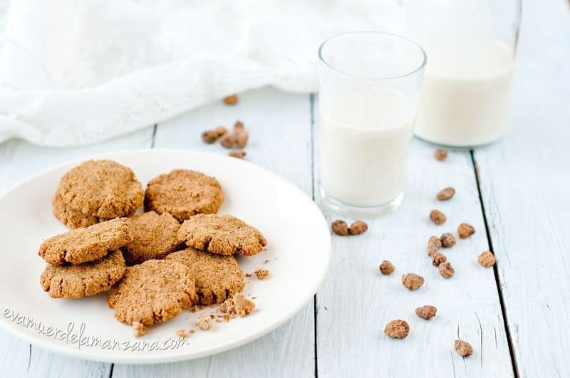 Galletas de chufa, mantequilla y canela