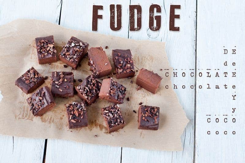 Fudge de Chocolate y Coco (sin lácteos, sin gluten, sin azúcar refinado)