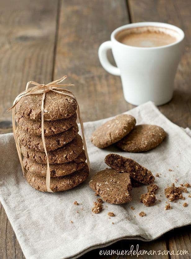 Galletas de pulpa de chufa, sin gluten y sin azúcar refinado