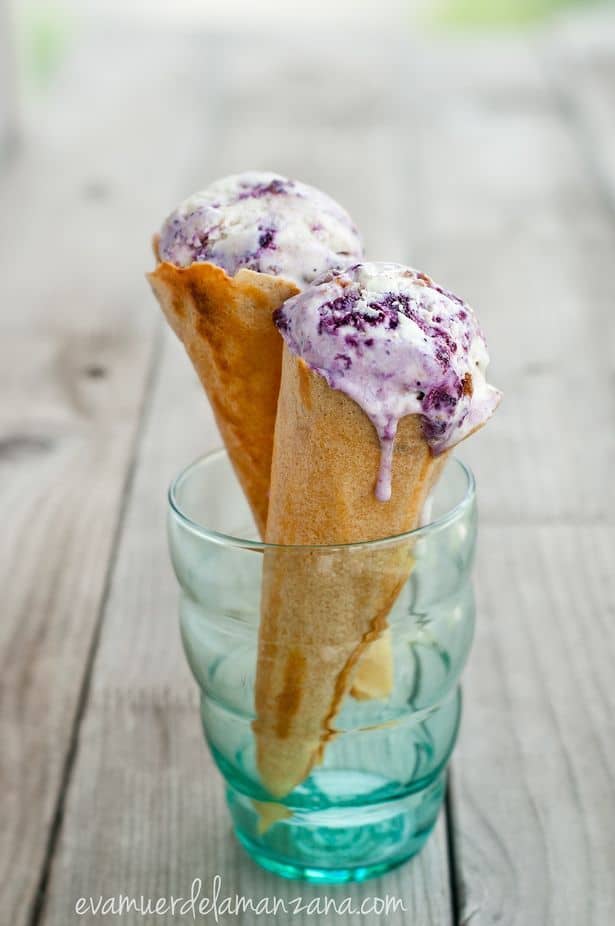 Helado de cheesecake sin gluten Helado de cheesecake sin gluten