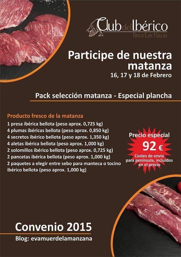 Pack selección matanza cerdo ibérico de bellota - Plancha Pack selección matanza cerdo ibérico de bellota - Plancha