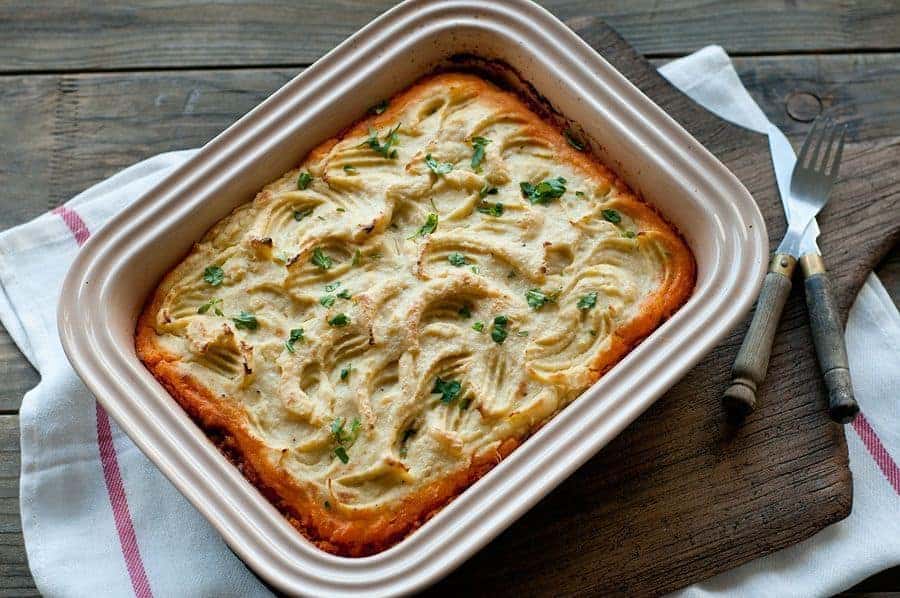 Receta: Cottage pie, pastel de carne inglés