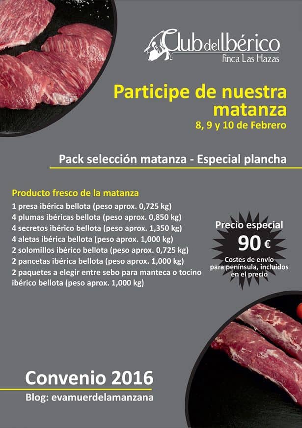 Pack Especial Plancha Cerdo Ibérico de Bellota Pack Especial Plancha Cerdo Ibérico de Bellota
