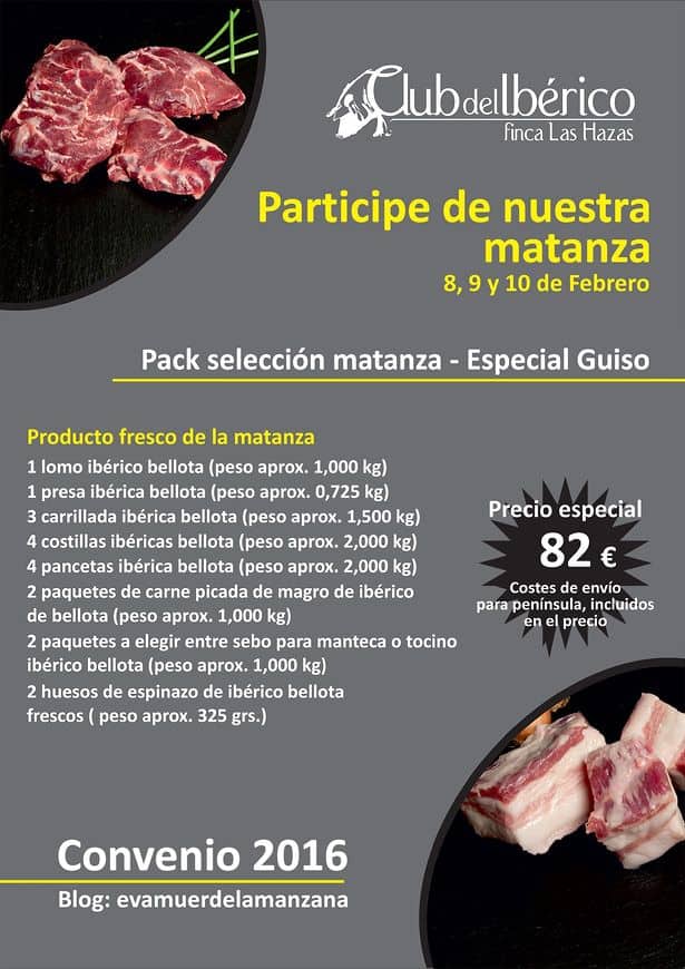 Pack Especial Guiso Cerdo Ibérico de Bellota Pack Especial Guiso Cerdo Ibérico de Bellota