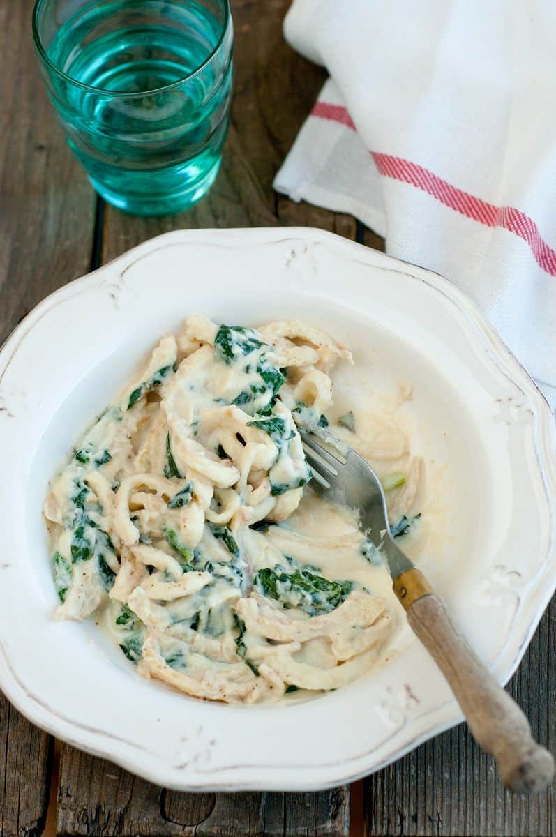 Receta pasta fettuccine alfredo paleo Receta pasta fettuccine alfredo paleo