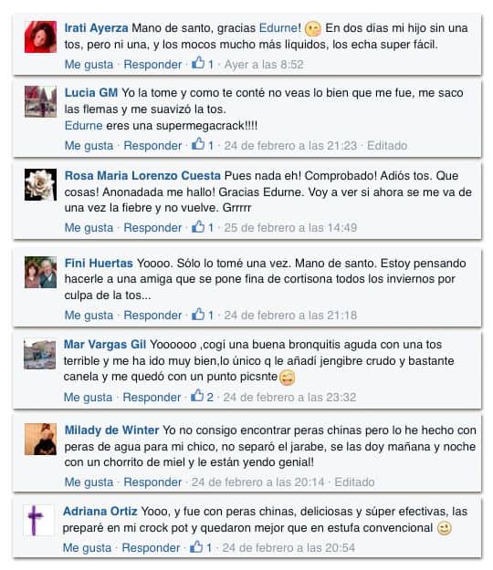 Testimonios jarabe de pera Eva Muerde La Manzana Testimonios jarabe de pera Eva Muerde La Manzana