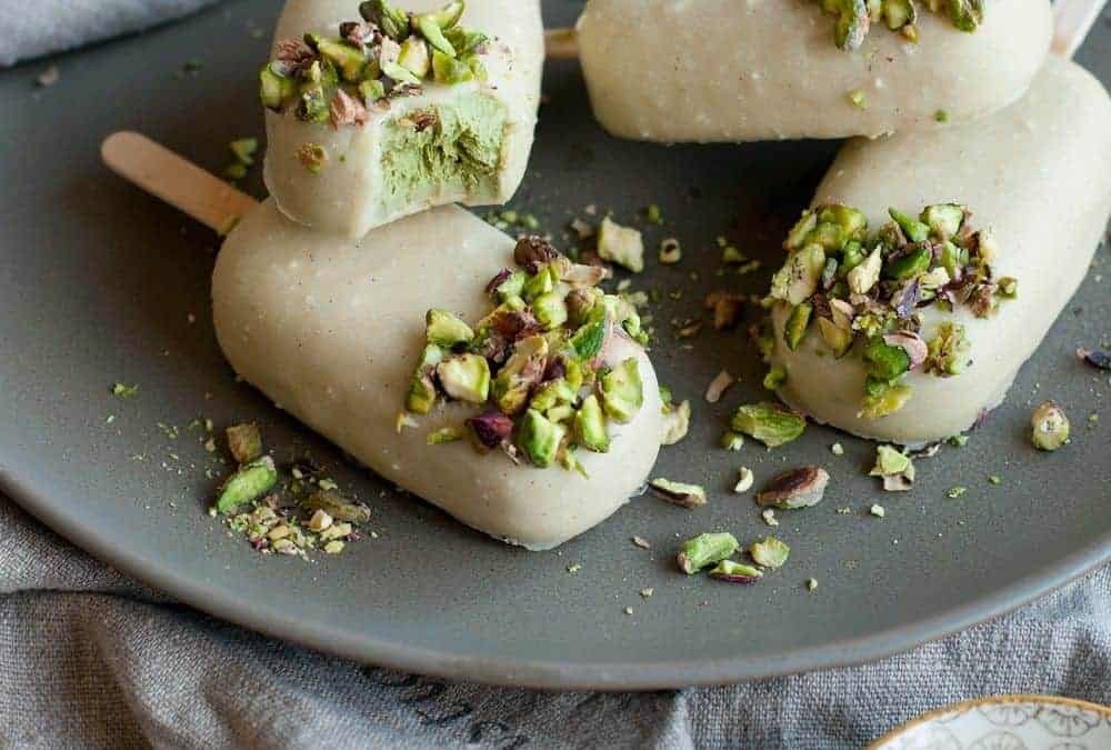 Magnum de matcha y chocolate blanco