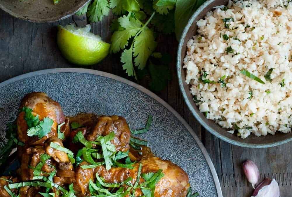 Pollo al curry Thai en Instant Pot