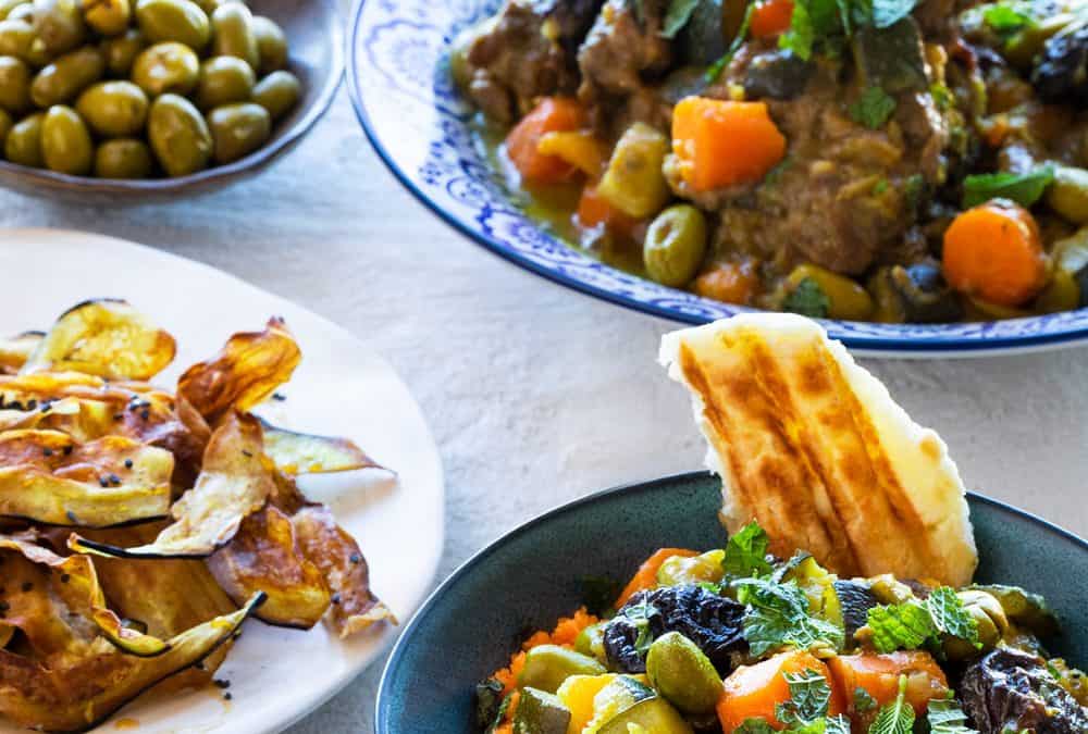 Tajine de cordero (slow cooker)
