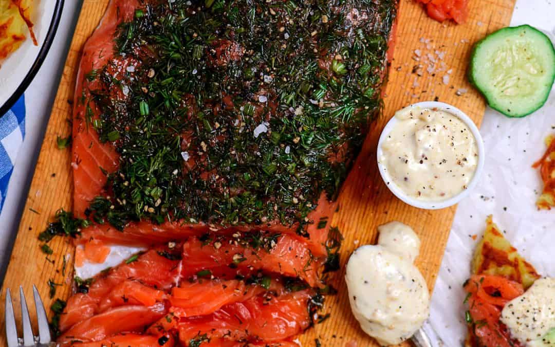 Gravlax o salmón marinado